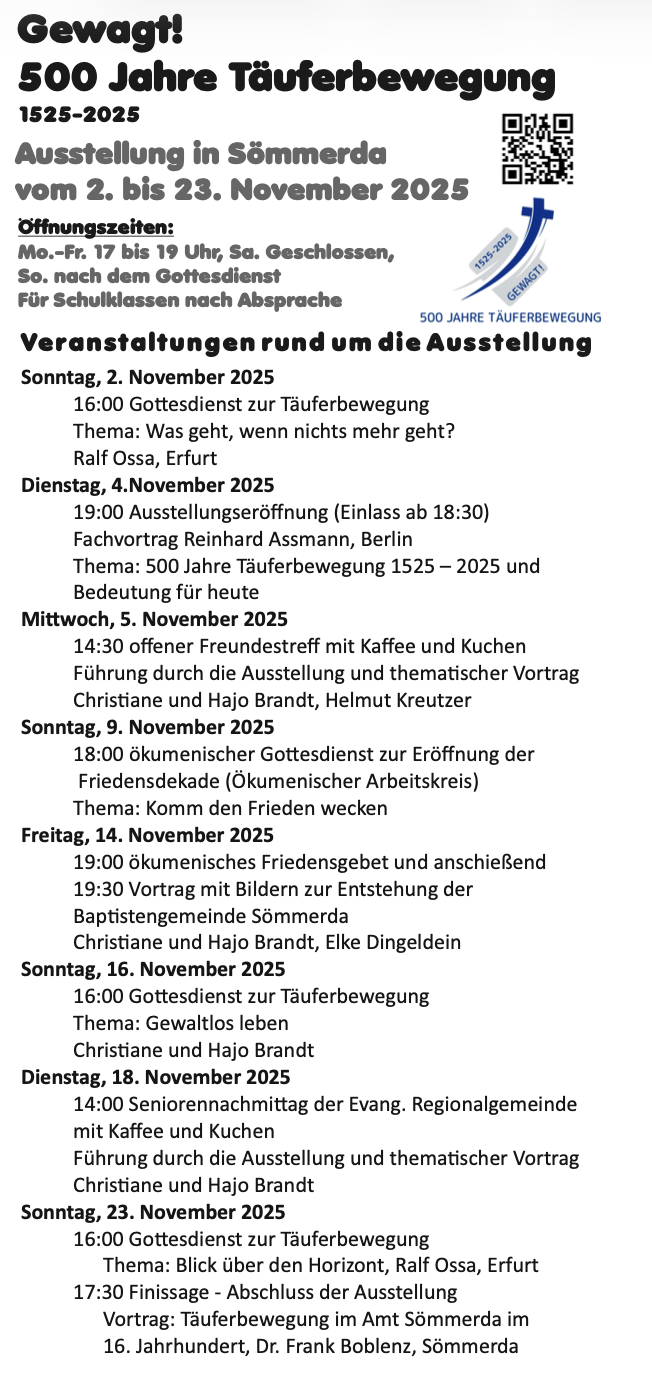 taeuferbewegung programm